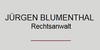 Kundenlogo von Blumenthal Jürgen Rechtsanwalt