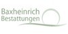 Kundenlogo von Baxheinrich GmbH & Co. KG, Bernhard Bestattungsinstitut Schreinerei