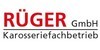 Kundenlogo von Autokarosseriefachbetrieb Rüger GmbH