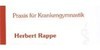 Kundenlogo von Rappe Herbert Praxis für Krankengymnastik
