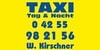 Kundenlogo von Taxi Kirschner Omnibus, Taxi, Krankenfahrten, Rollstuhlbeförderung