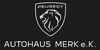Kundenlogo von Autohaus Merk e.K. Peugeot-Händler