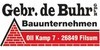 Kundenlogo Gebr. de Buhr GmbH Bauunternehmen