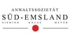 Kundenlogo von Anwaltssozietät SÜD - EMSLAND Siering - Kruse - Meyer - Thomas Siegler, Timo Gude