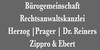 Kundenlogo von Bürogemeinschaft - Rechtsanwaltskanzlei Herzog, Prager, Dr. Reiners, Zippro* & Ebert* *in Sozietät