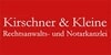 Kundenlogo von Kirschner & Kleine Rechtsanwälte/Notar, Tätigkeitsschwerpunkt Arbeitsrecht und Verkehrsrecht