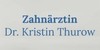 Logo von Thurow Kristin Dr. Zahnärztin