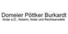 Kundenlogo von Domeier Pöttker Burkardt Rechtsanwalts- und Notarbüro - Notar a. D., Notarin, Notar & Rechtsanwälte
