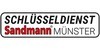 Kundenlogo von Schlüsseldienst Sandmann Münster - 24 Std. Notdienst