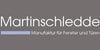 Kundenlogo von Martinschledde Tischlerei