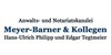 Kundenlogo von Anwalts- und Notariatskanzlei Meyer-Barner und Kollegen