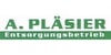 Kundenlogo von Pläsier A. Entsorgungsbetrieb Containerdienst