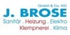 Kundenlogo von Joachim Brose GmbH & Co. KG Sanitär, Heizung, Elektro, Klempnerei, Klima