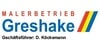 Kundenlogo von Greshake GmbH Malerbetrieb