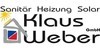 Kundenlogo von Weber GmbH Sanitär Heizung Solar