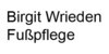 Kundenlogo Wrieden Birgit Fußpflege