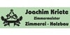 Kundenlogo von Kriete Joachim Zimmerermeister
