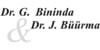Kundenlogo von Bininda Gundolf Dr. u. Büürma Jens Dr. Zahnärzte