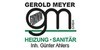Kundenlogo Gerold Meyer Heizung-Sanitär GmbH