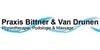 Kundenlogo von Bittner u. van Drunen Krankengymnastikpraxis