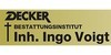 Kundenlogo von Bestattungen Decker, Inh. Ingo Voigt