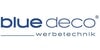 Kundenlogo von blue-deco Werbetechnik GmbH