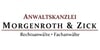 Kundenlogo von Morgenroth & Zick Fachanwälte - Notfall-Nr.