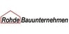 Kundenlogo von Rohde Bauunternehmen