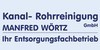 Kundenlogo von Kanal-Rohrreinigung GmbH Manfred Wörtz