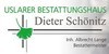 Kundenlogo von Schönitz Dieter Bestattungen