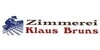 Kundenlogo von Zimmerei Klaus Bruns