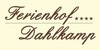 Logo von Ferienhof Dahlkamp