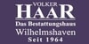 Kundenlogo von Volker Haar Bestattungshaus