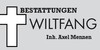 Logo von Wiltfang Bestattungen Inh. Axel Mennen
