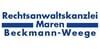 Kundenlogo von Beckmann-Weege M. Rechtsanwältin