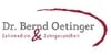 Kundenlogo von Oetinger Bernd Dr. med. dent. Zahnarzt