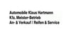 Kundenlogo von Hartmann Klaus Automobile