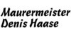Kundenlogo von Maurermeister Denis Haase