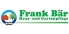 Kundenlogo von Frank Bär Haus- und Gartenpflege