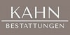 Kundenlogo von Bestattungen Kahn