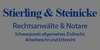 Kundenlogo von Volker Stierling u. Christopher Steinicke Rechtsanwälte & Notare Rechtsanwälte & Notare: Schwerpunkt allgemeines Zivilrecht, Arbeitsrecht und Erbrecht