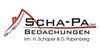 Kundenlogo von Scha-Pa Bedachungen GBR Inh. H. Schaper & D. Papenberg