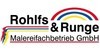 Kundenlogo von Rohlfs & Runge Malereifachbetrieb GmbH Malereibetrieb