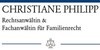 Kundenlogo von Rechtsanwältin Fachanwältin für Familienrecht Christiane Philipp
