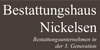 Kundenlogo von Nickelsen Martin Bestattungen