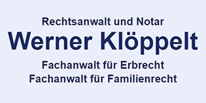 Kundenlogo von Rechtsanwalt und Notar Werner Klöppelt