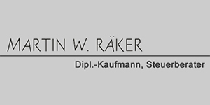 Kundenlogo von Räker Martin Dipl.-Kfm. Steuerberater