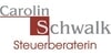 Kundenlogo von Carolin Schwalk Steuerberaterin