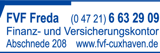 Anzeige Finanz-und Versicherungskontor Freda Inh. Jörg Freda