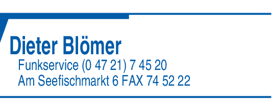Anzeige Funkservice Dieter Blömer